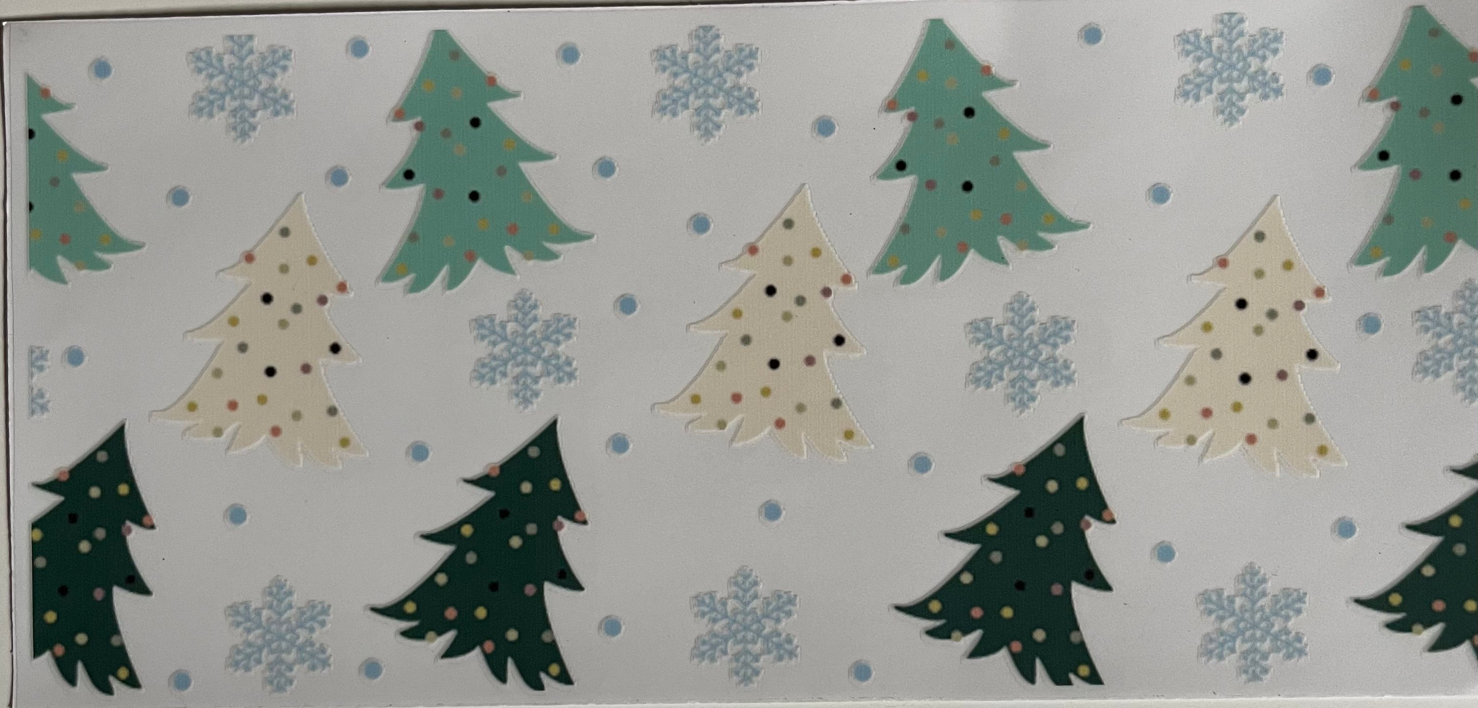 Dark, Light, White Christmas Trees