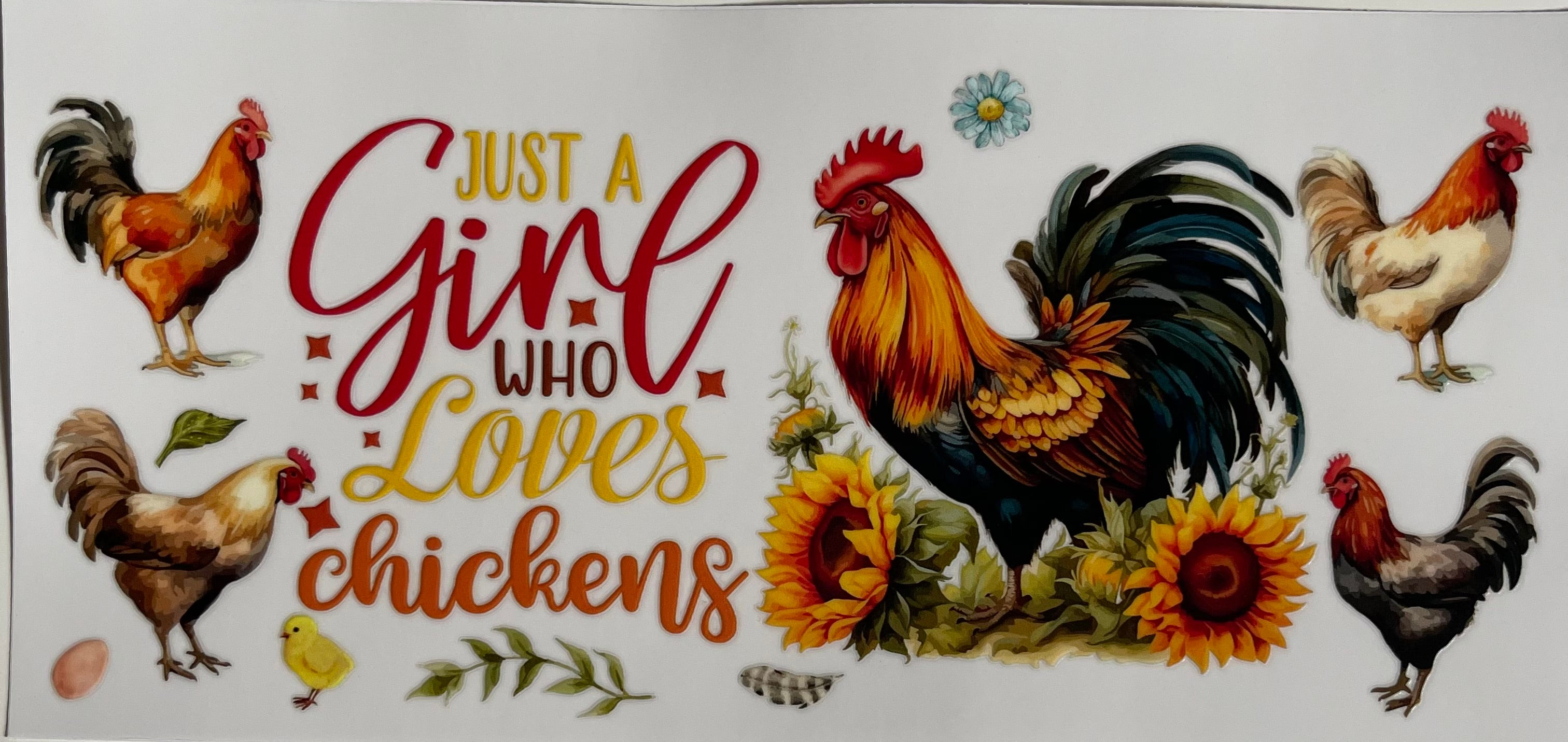 Just a Girl Who Loves Chickens