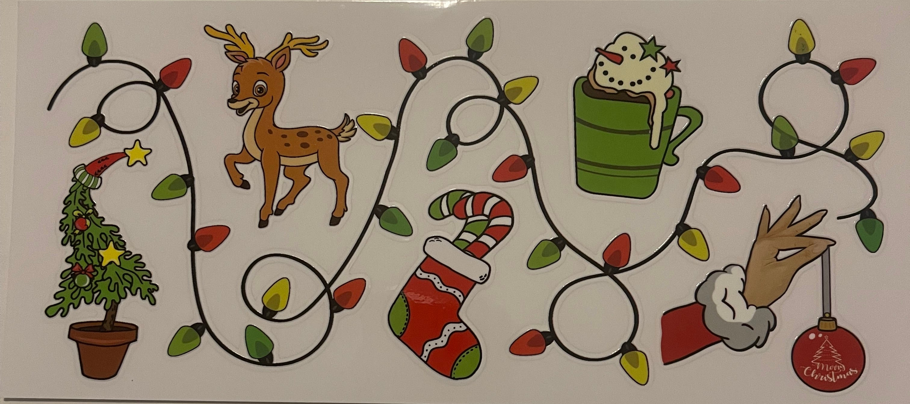 String of Lights Reindeer