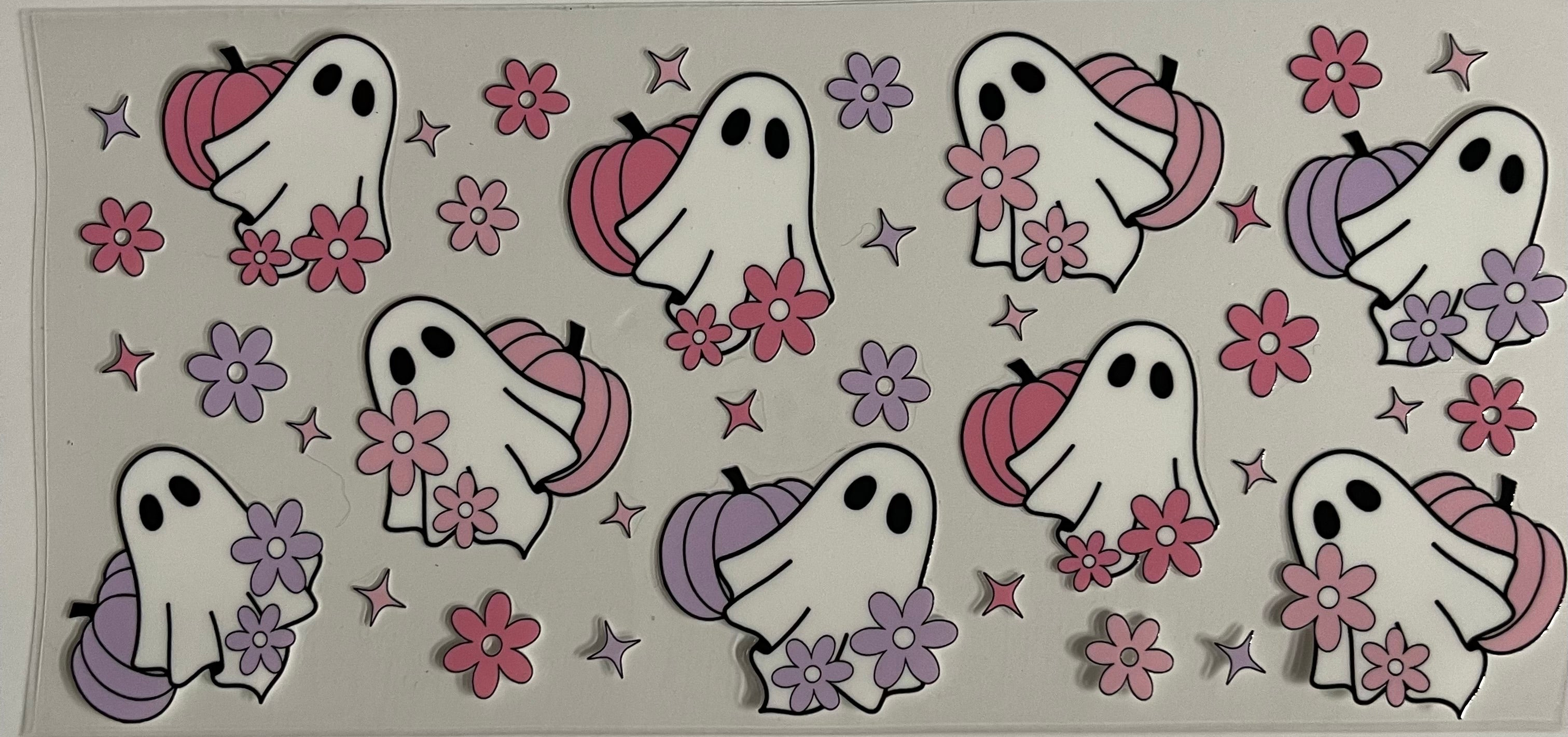 Pink Pumpkins & Ghost