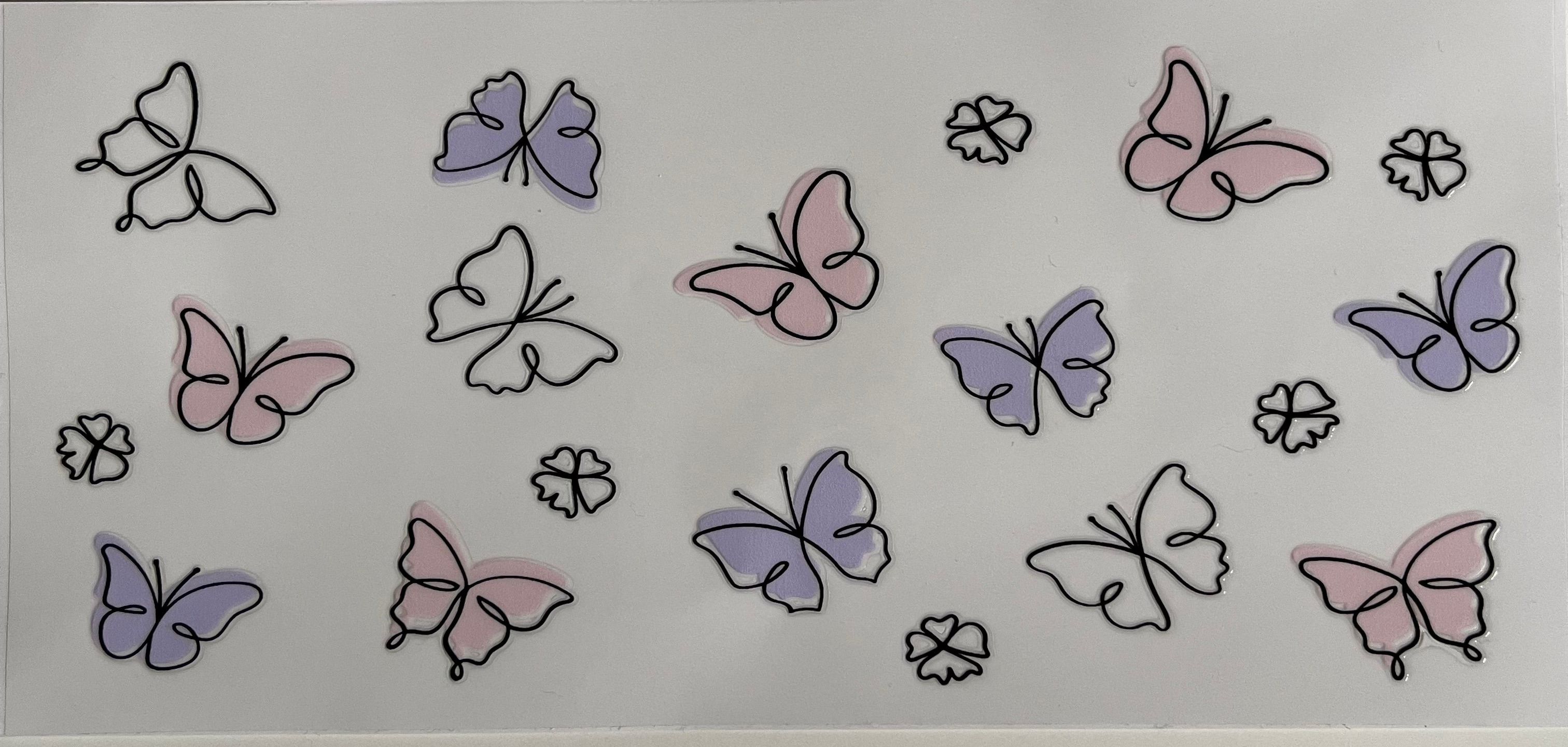 Pink & Purple Butterfly