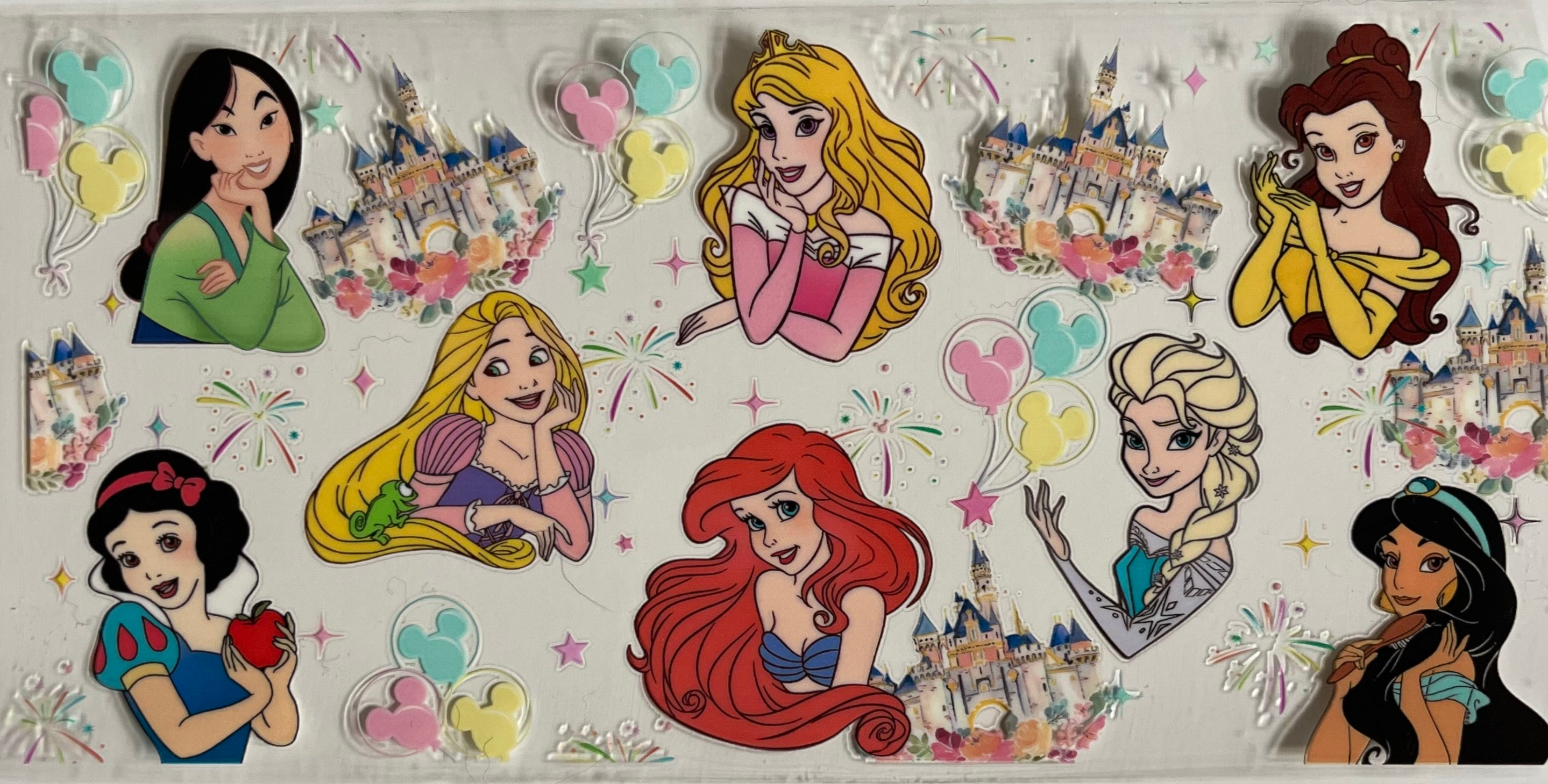 Disney Princesses with Castles