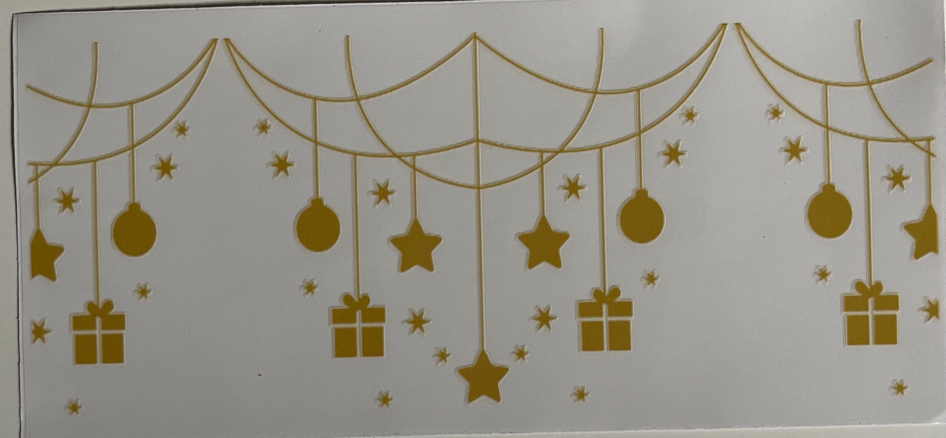 Gold Ornaments with Stars