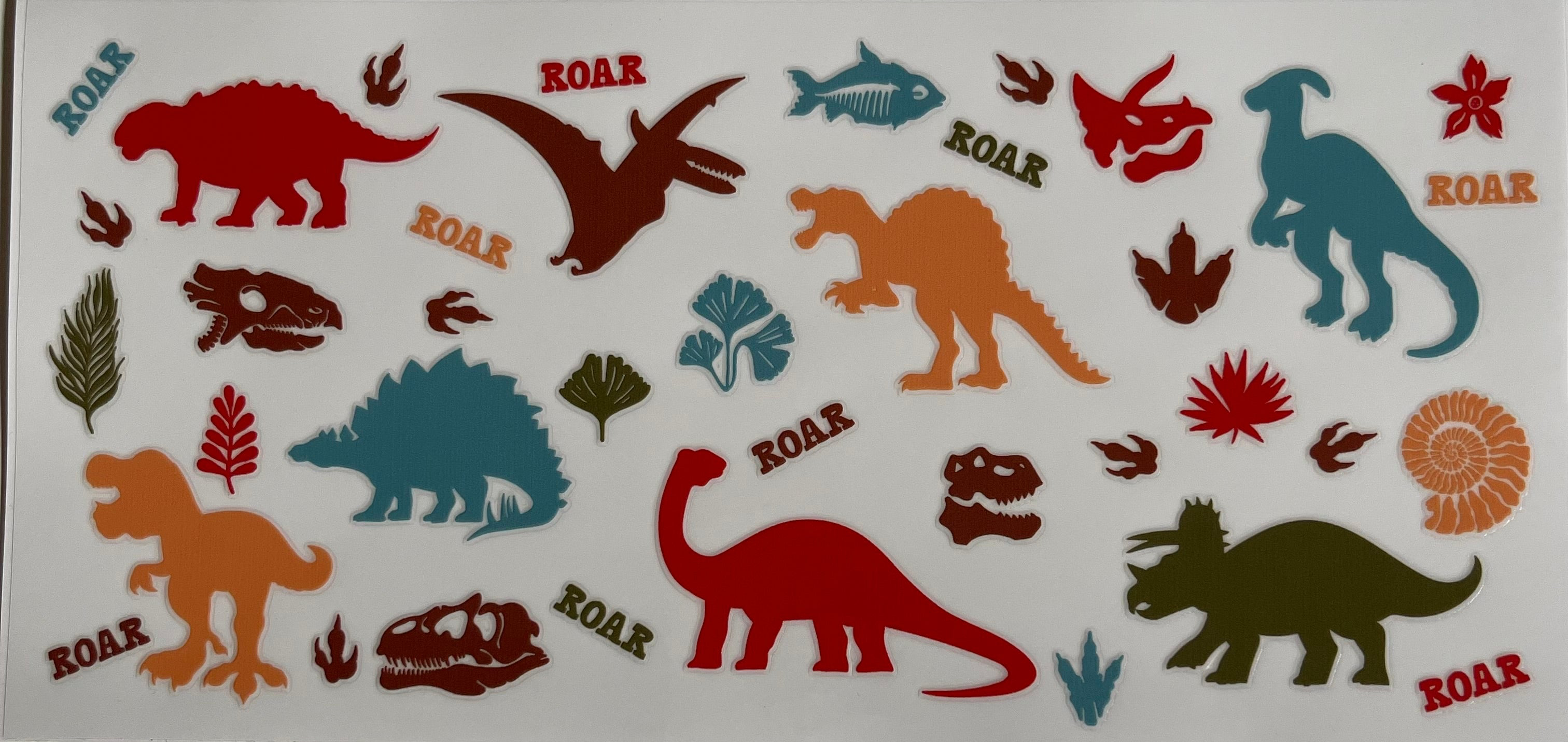 Colorful ROAR Dinosaurs
